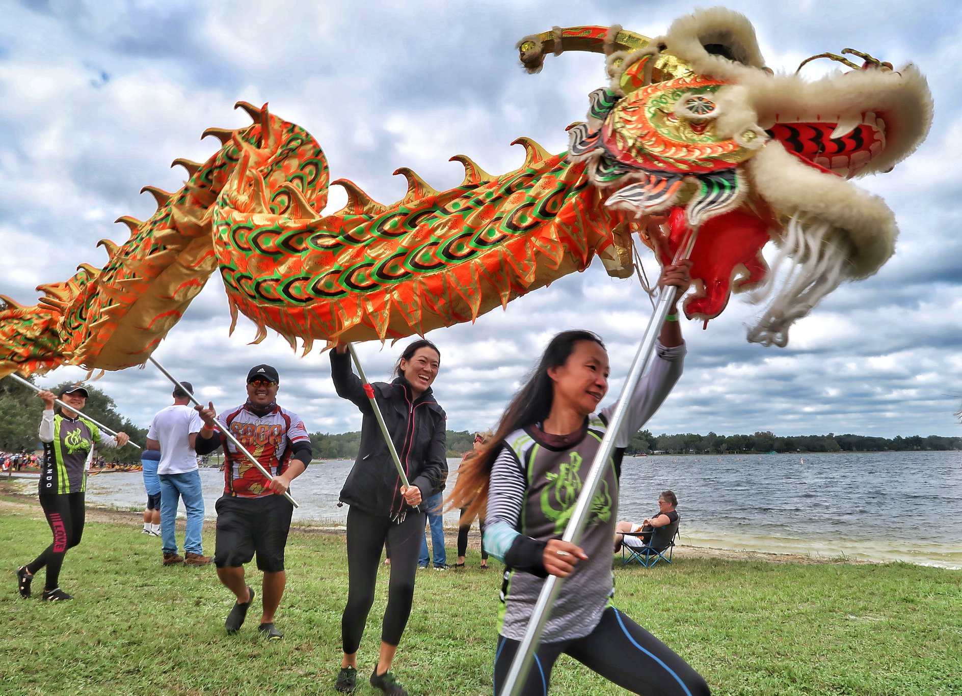 Lake Hernando Dragon Boat Festival, Hernando, FL Pan Am Dragon Boat